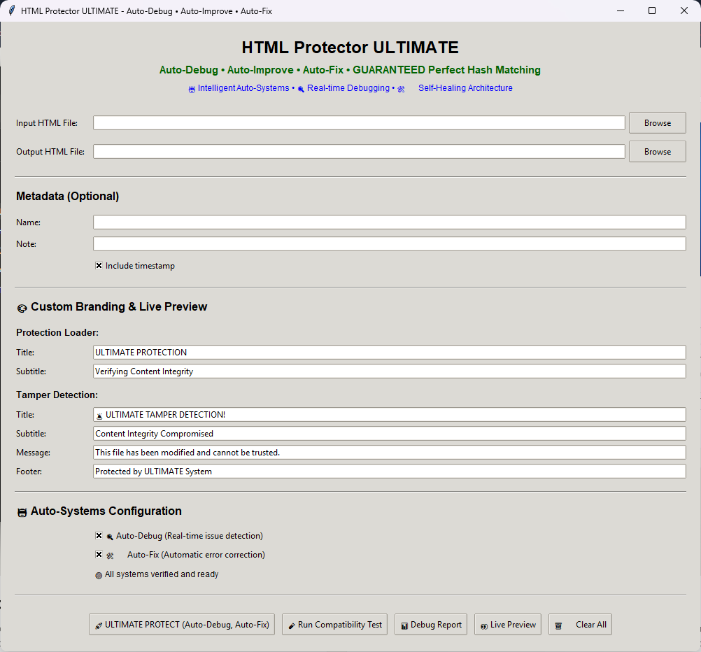 HTML-Protector